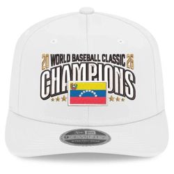 New Era World Baseball Classic 26 Champions Venezuela Flag White Baseball Cap ORIGINAL
