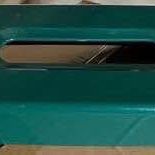 Heavyweight green Kleenex tissue box cover like new