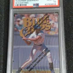 1997 Finest Vladimir Guerrero Refractor W/Coating Rookie Card PSA 10