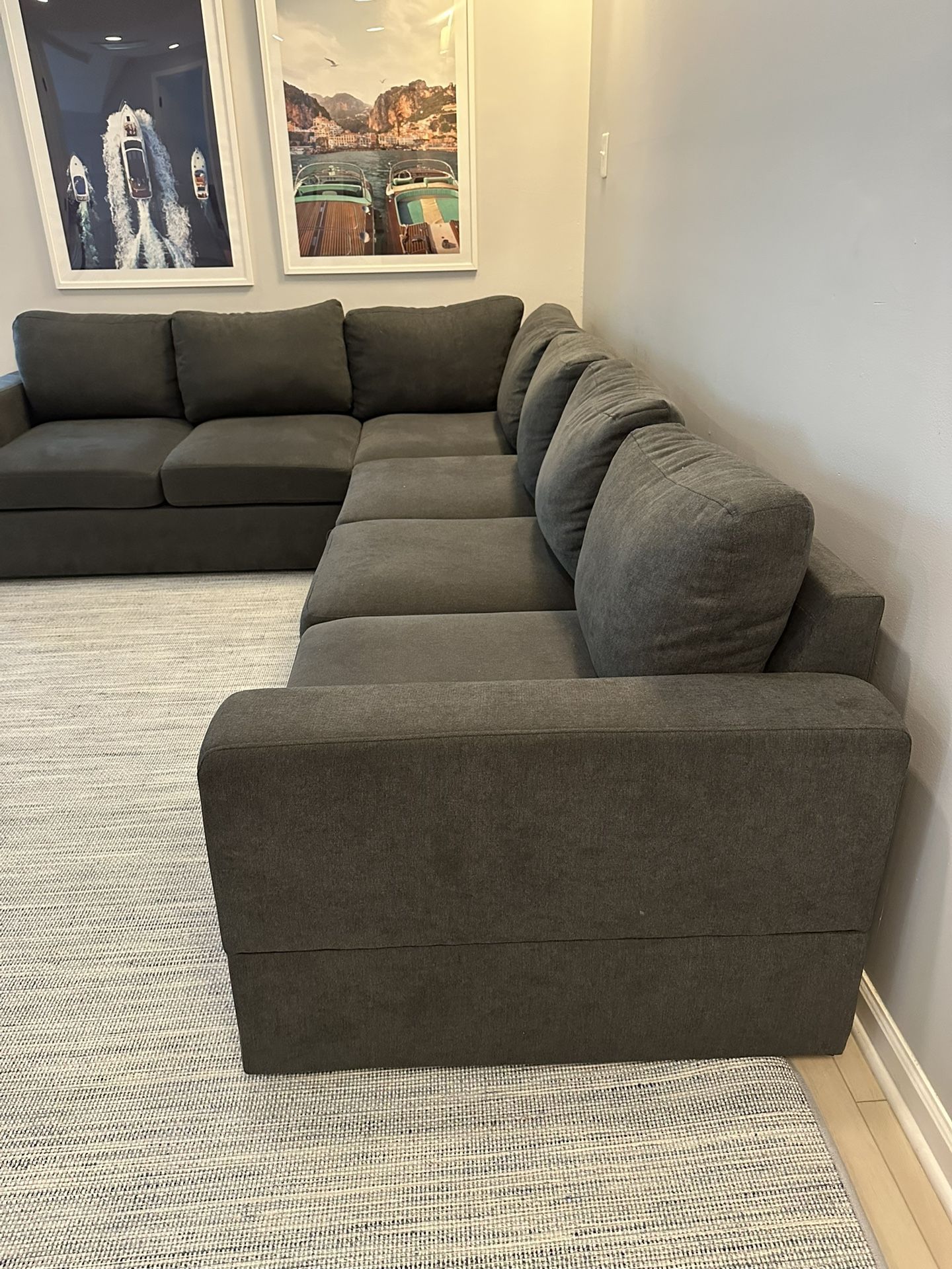 Dark Gray Sectional Sofa