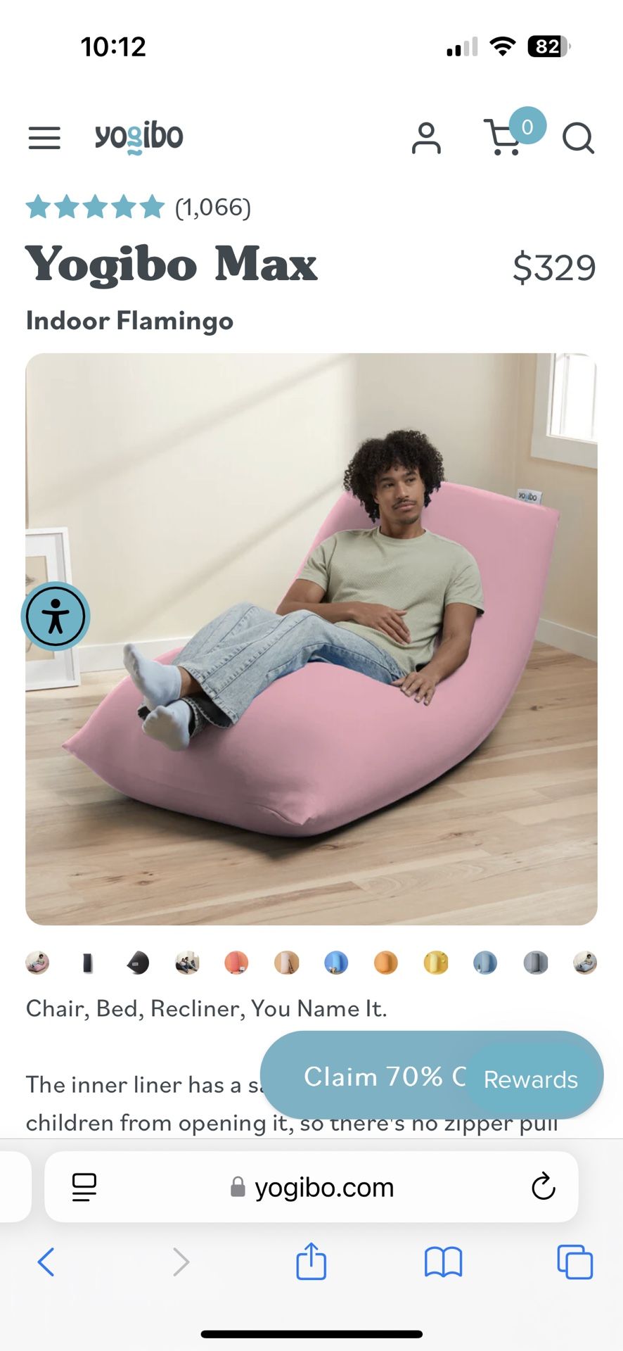 YogiboMax ヨギボーマックス ピンク pre-max-pk_b05936d6-7070-4bf8-