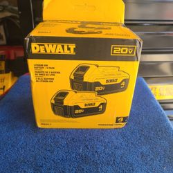 Dewalt 4.0ah Batteries Set