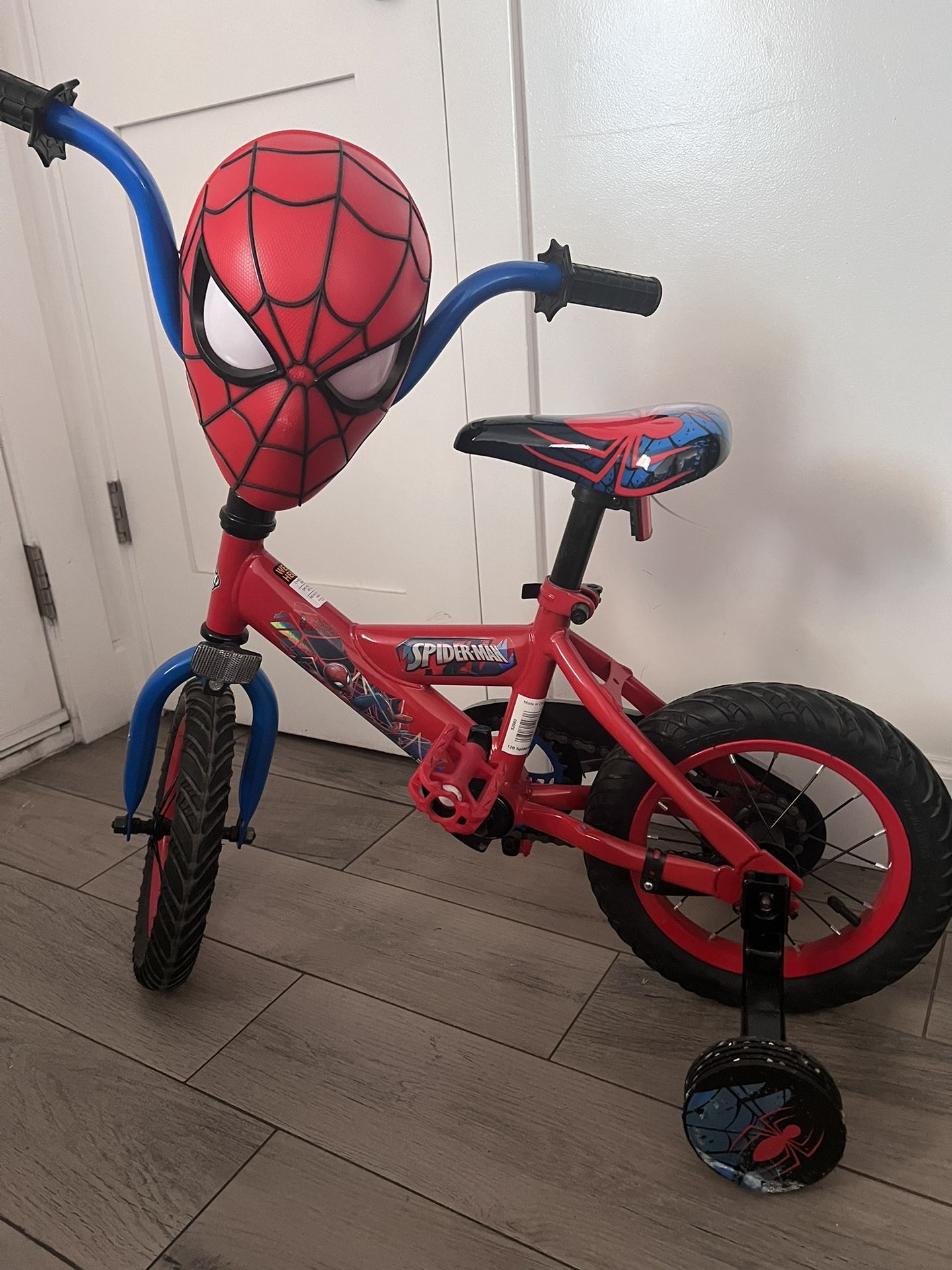 Spider Man Bike With Training Wheels