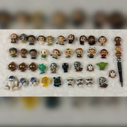 ⭐ HUGE Star Wars Doorables / Mini Figures Lot – 40+ Pieces – Bundle Deal ⭐