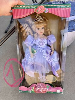 Vintage Porcelain Dolls In Boxes