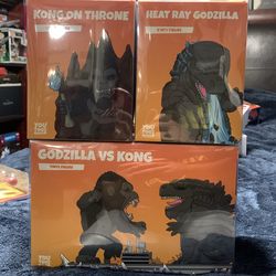 Godzilla vs Kong Youtooz #0-#2