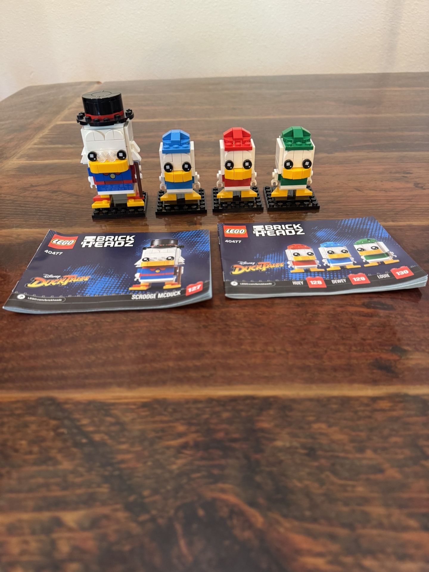 Scrooge McDuck, Huey, Dewey & Louie Lego BrickHeadz
