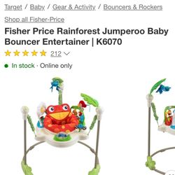 Fisher Price rainforest jumperoo