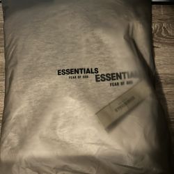 Oatmeal Essential Hoodie Size M