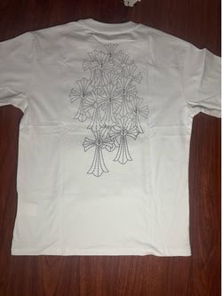 Chrome heart rhinestone tee