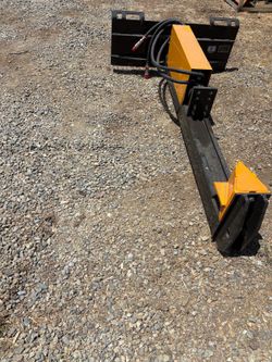 Skid Steer Log Splitter Attachment
