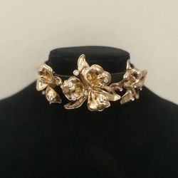 VERSACE H&M Floral Choker  Necklace 