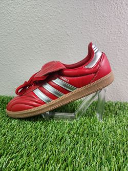 Size 9 - adidas Samba LT Scarlet Silver Metallic Gum Women's