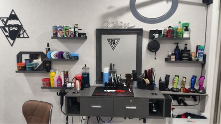 Barber station  Estación  Barbería