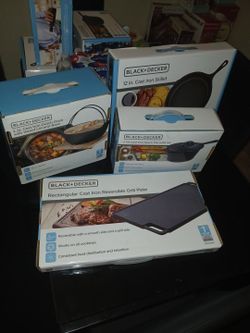 4pc Cast Iron Set