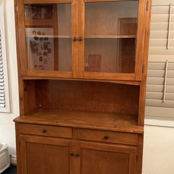 Antique Cedar Hutch 