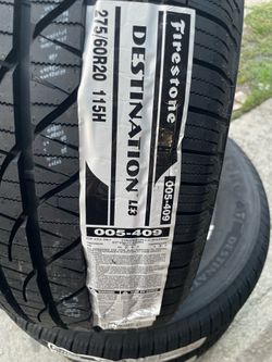 new 275/60/20 Firestone destination Le3