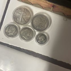 Silver coin collection 