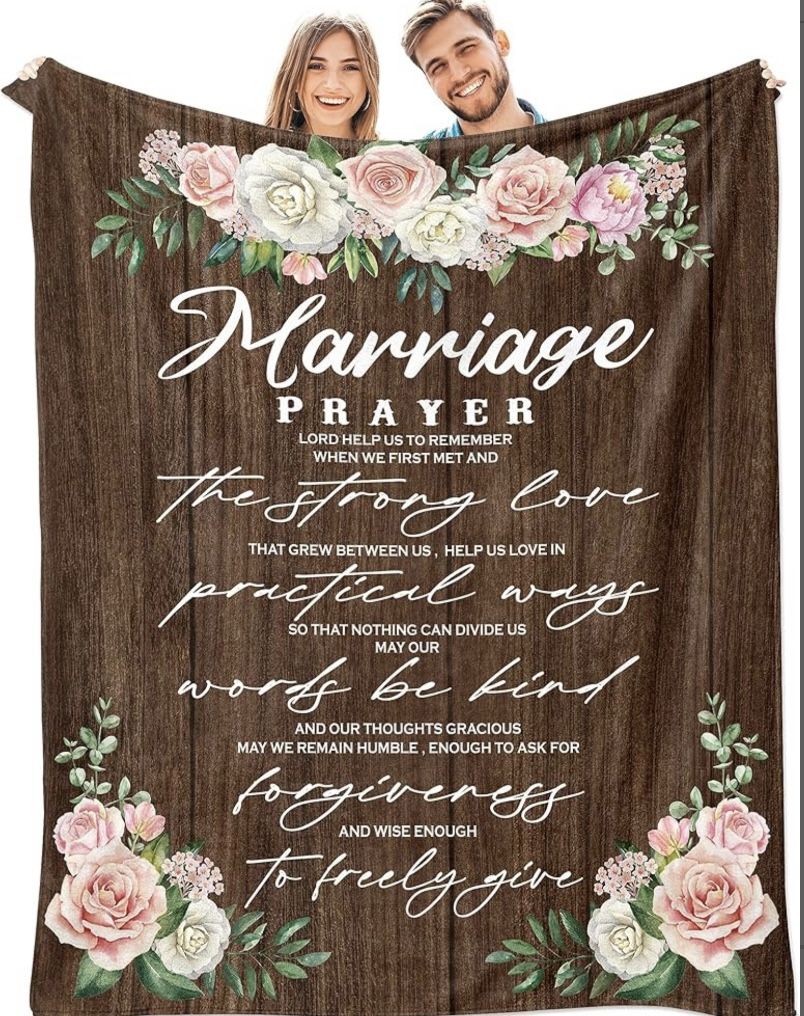 Marriage Prayer Fleece Blanket 