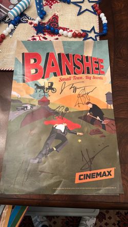 Banshee autographed poster SDCC