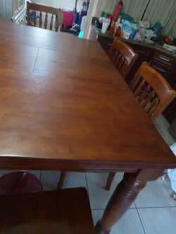Table With 6 Chairs