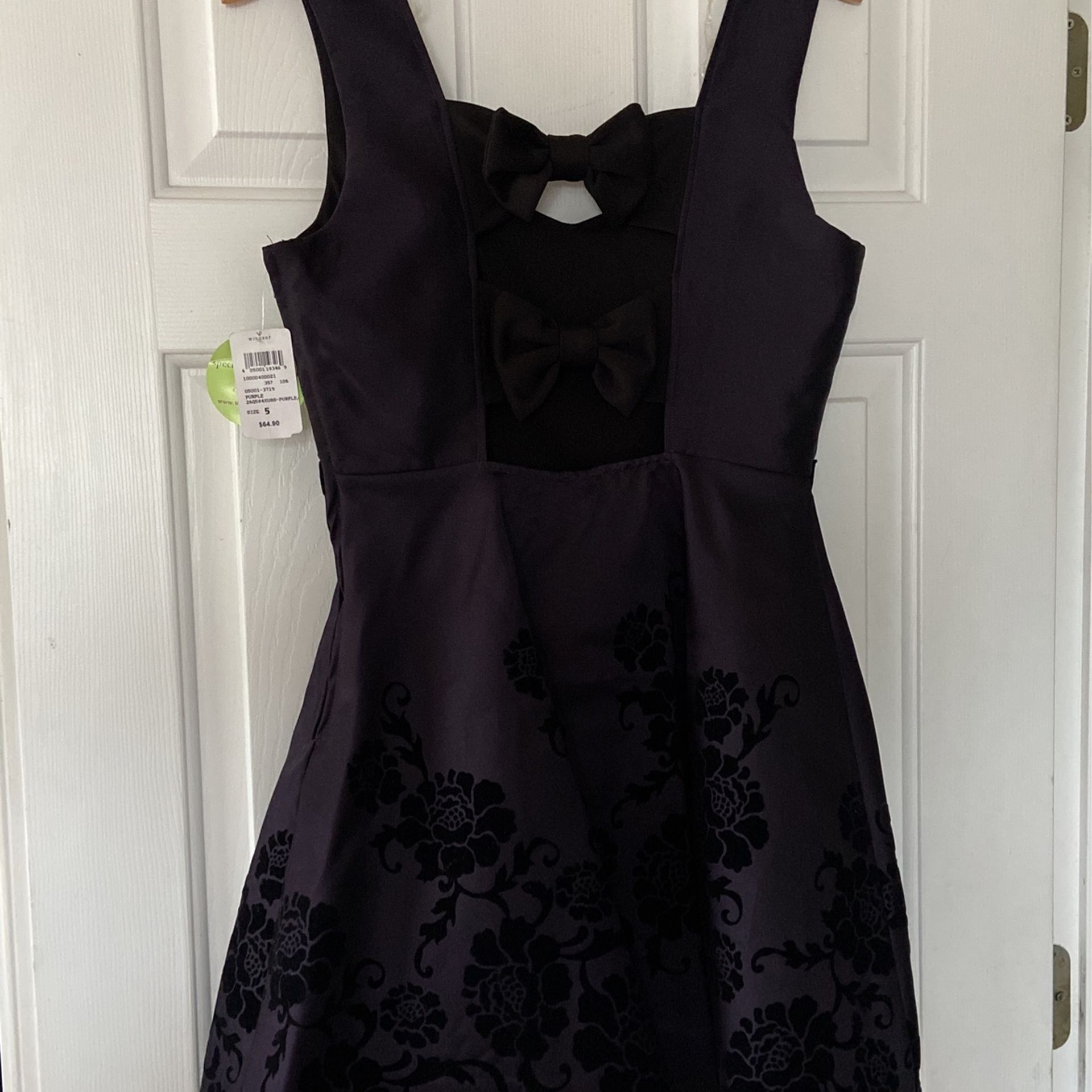 Purple Cocktail Dress Size 5