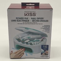 *NEW* Kiss Professional, Electric Nail Drill/Electric Nail File & Nail Dryer System - 2464N