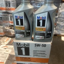 Mobil SuperCar 5W50 6 Quarts 