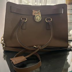 Michael Kors Brown Leather Bag