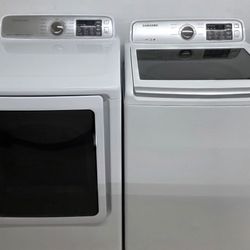 Samsung Washer & Dryer 
(Works Great)
Comes w/ Warranty 
Delivery Available 

Our Store is Located at:
1260 Highway 85 North 
Fayetteville, GA 