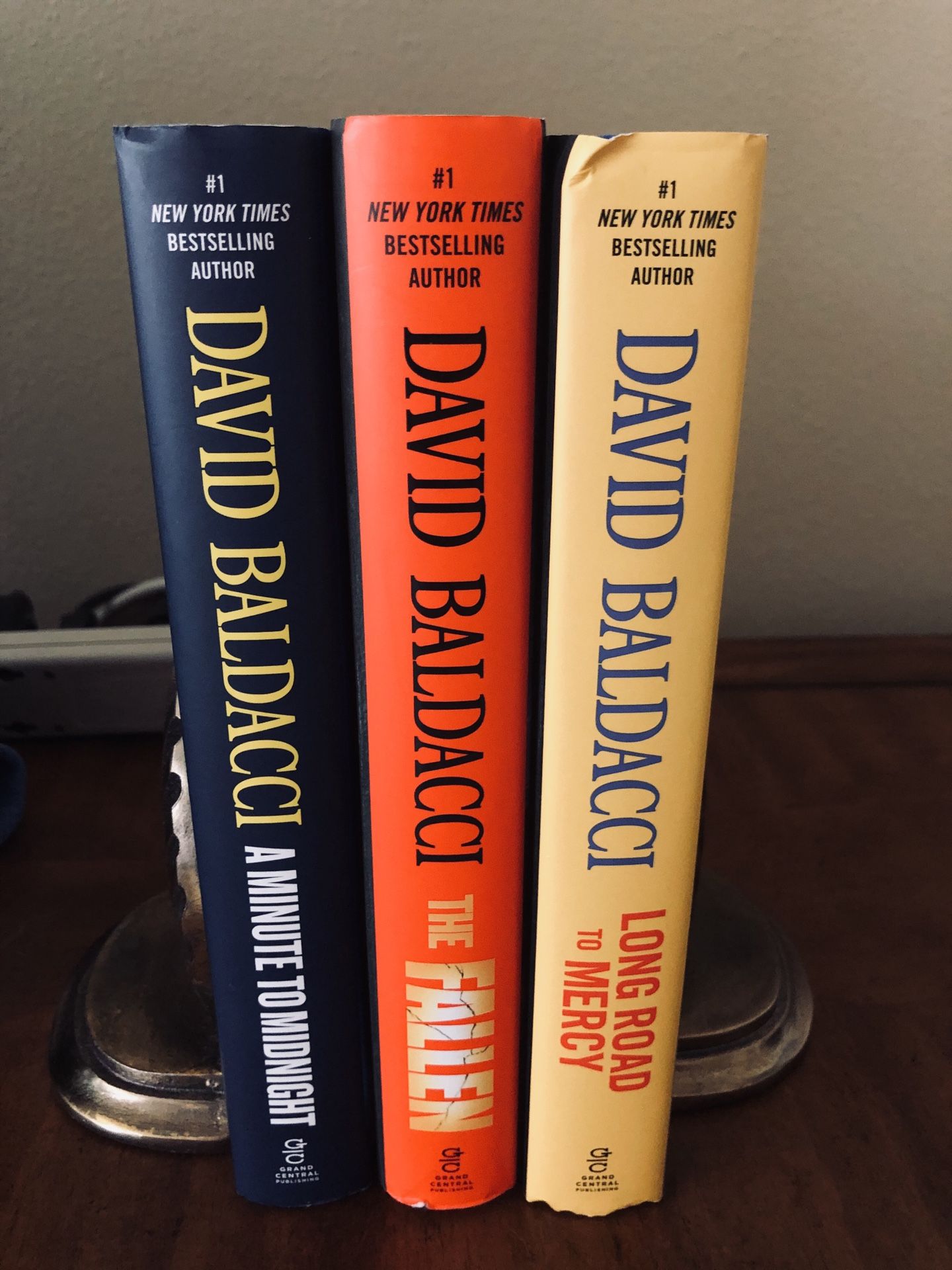 3 David Baldacci books hardcover