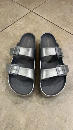 Lane Bryant Women’s Silver Sandals, Size 8 W