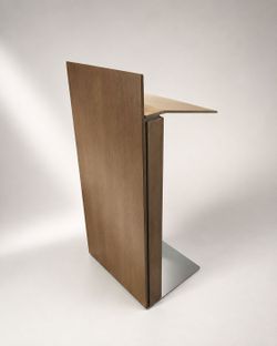 Steelcase Exponents Architectural Walnut Lectern / Podium – Floor Sample 📦 Florida