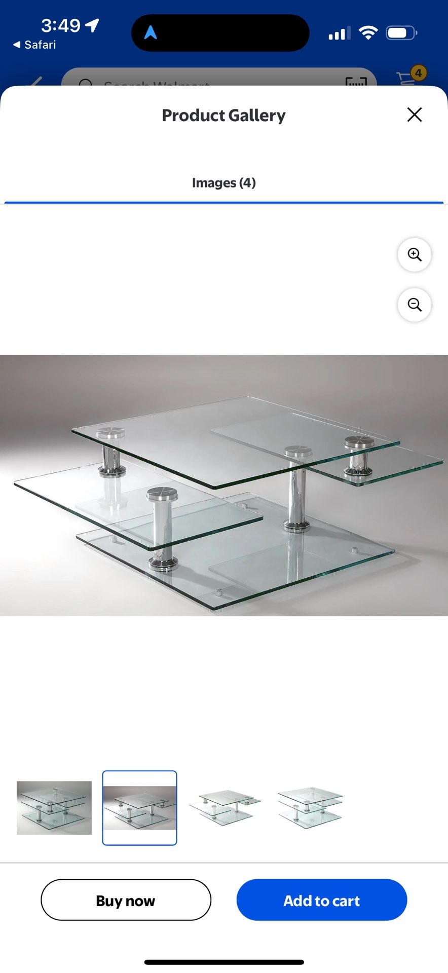Modern Glass Coffee Table