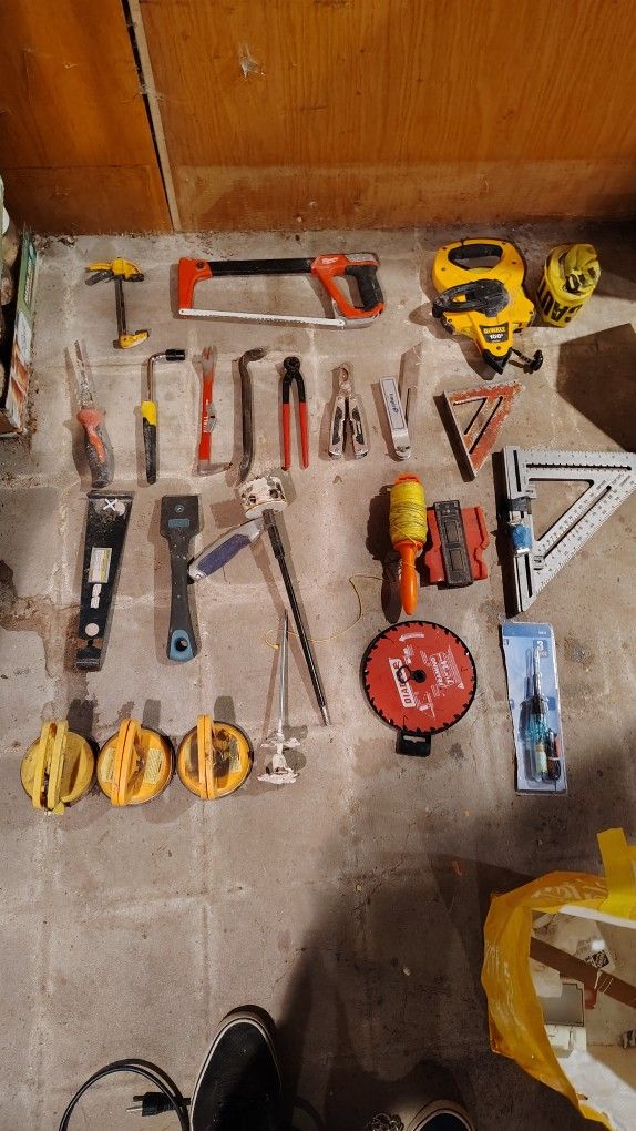 Whole Basement Of Contractors Tools! All Must Go !