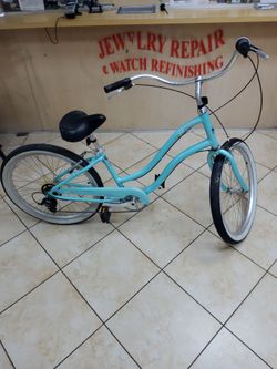 1957 Teal Blue Beach Cruiser