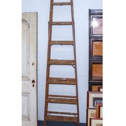 Rustic Wooden Ladder Great Condition 