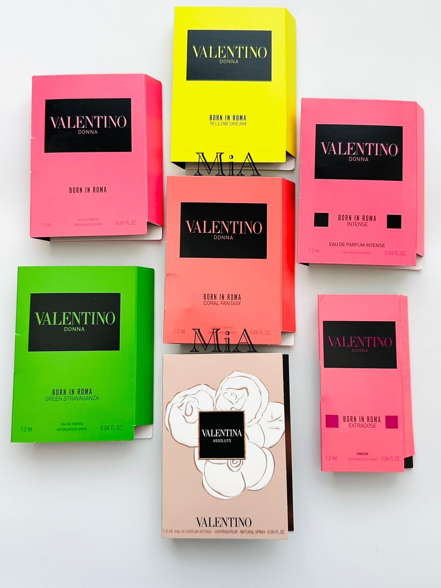 Valentino Born In Roma Perfume Collection Sample Size (7pcs)
