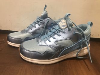 Girls Blue Heeleys Shoes
