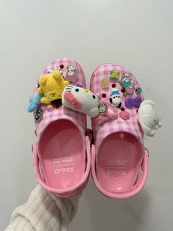 Hello Kitty Charm Crocs Platform