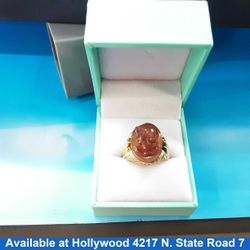 Women's Ring - Yellow Gold 14k (.585) 10.5 grams Size 7