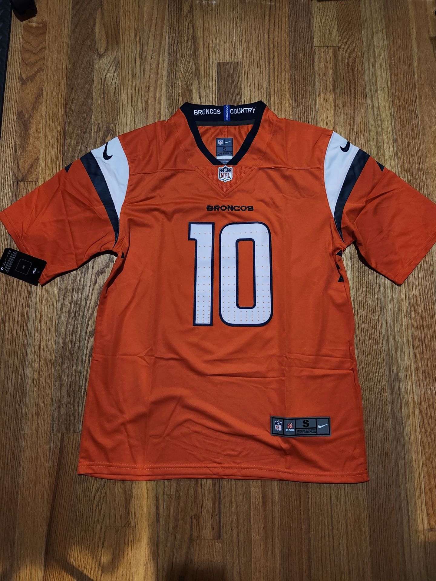 Bo Nix NFL draft first round player game jersey