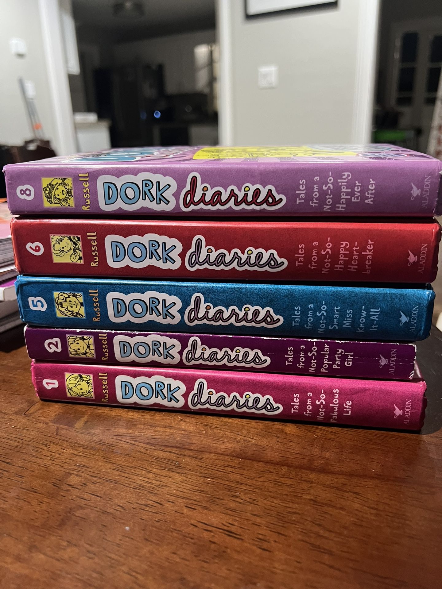 Dork Diaries (1,2,5,6,8)