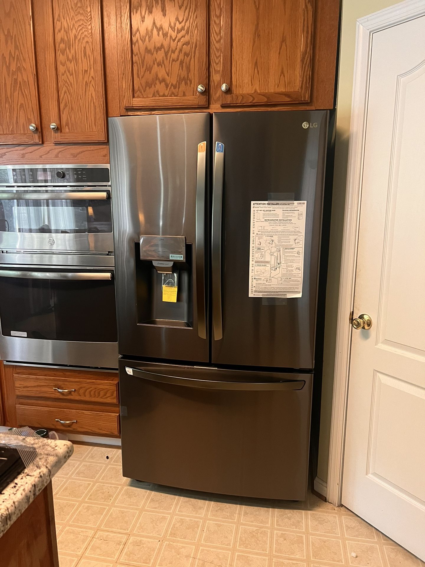 Brand New LG Refrigerator Stainless Steel In Box Never Opened