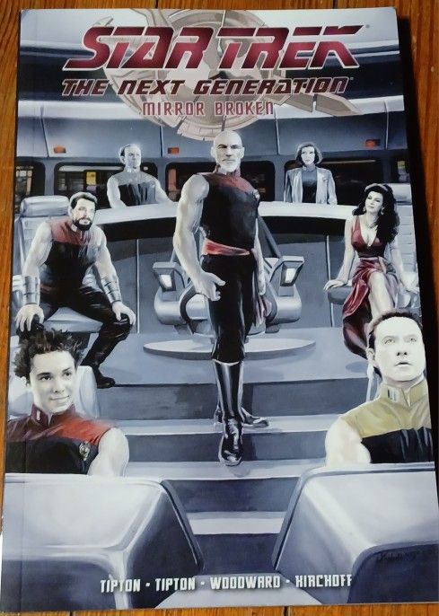 Star Trek Paperback Comic Book Next Generation Mirror Broken