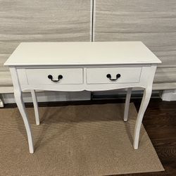 White Console Table 