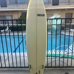 Isle Surfboard 7Ft 6” And Dakine Surfboard Bag
