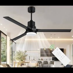 60 Inch Ceiling Fan with Remote, Indoor/Outdoor