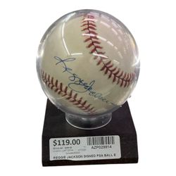 Reggie Jackson PSA Signed Baseball