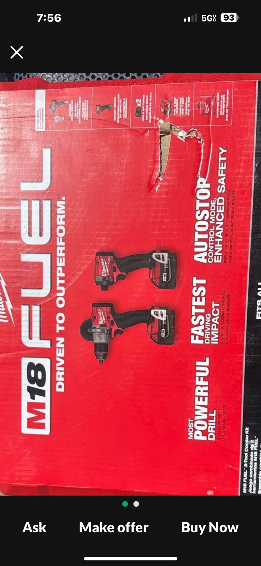 Milwaukee Drill Combo Set